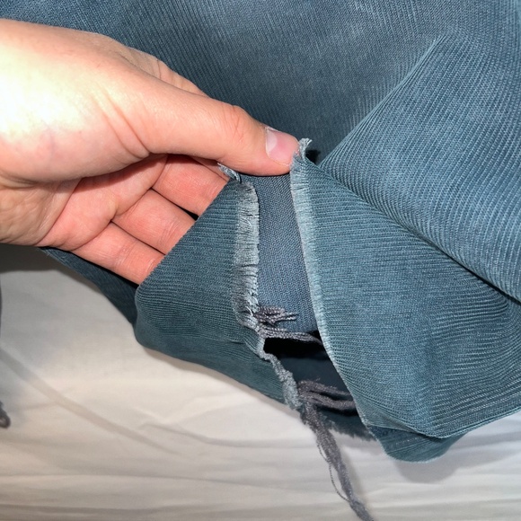 AG Adriano Goldschmied - Mens 34 Protege Straight Cut-Off Shorts - Blue Corduroy - Picture 7 of 8